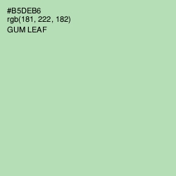 #B5DEB6 - Gum Leaf Color Image