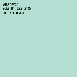 #B5DED2 - Jet Stream Color Image