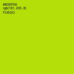 #B5DF08 - Fuego Color Image