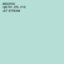 #B5DFD6 - Jet Stream Color Image