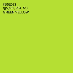 #B5E033 - Green Yellow Color Image