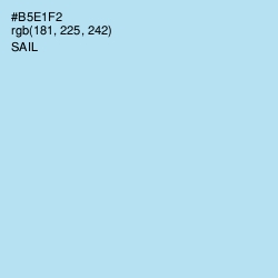 #B5E1F2 - Sail Color Image
