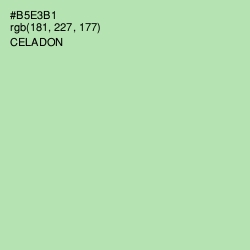 #B5E3B1 - Celadon Color Image