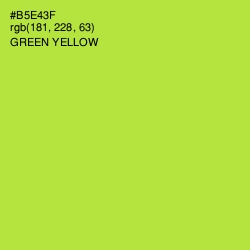 #B5E43F - Green Yellow Color Image