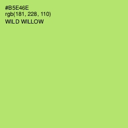 #B5E46E - Wild Willow Color Image