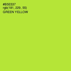 #B5E537 - Green Yellow Color Image