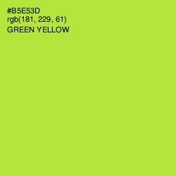 #B5E53D - Green Yellow Color Image