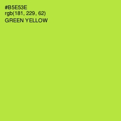 #B5E53E - Green Yellow Color Image