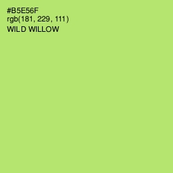 #B5E56F - Wild Willow Color Image