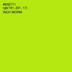 #B5E711 - Inch Worm Color Image