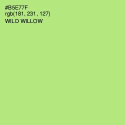 #B5E77F - Wild Willow Color Image