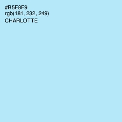 #B5E8F9 - Charlotte Color Image