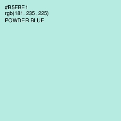 #B5EBE1 - Powder Blue Color Image