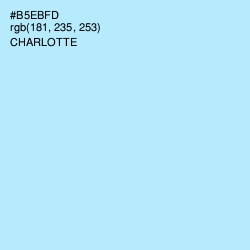 #B5EBFD - Charlotte Color Image