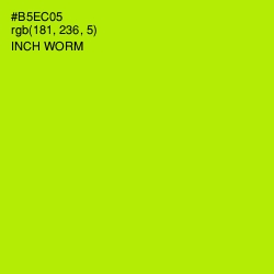 #B5EC05 - Inch Worm Color Image