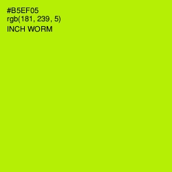 #B5EF05 - Inch Worm Color Image