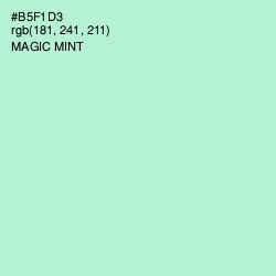 #B5F1D3 - Magic Mint Color Image