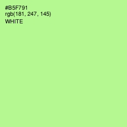 #B5F791 - Mint Green Color Image