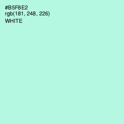 #B5F8E2 - Ice Cold Color Image