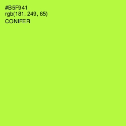 #B5F941 - Conifer Color Image