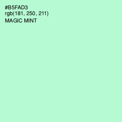 #B5FAD3 - Magic Mint Color Image