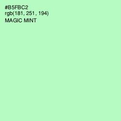 #B5FBC2 - Magic Mint Color Image