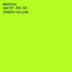 #B5FD20 - Green Yellow Color Image