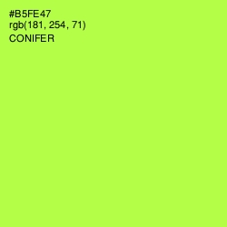 #B5FE47 - Conifer Color Image