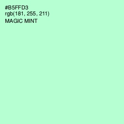 #B5FFD3 - Magic Mint Color Image