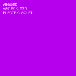 #B600ED - Electric Violet Color Image