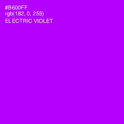 #B600FF - Electric Violet Color Image