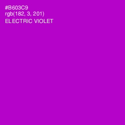 #B603C9 - Electric Violet Color Image