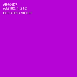 #B604D7 - Electric Violet Color Image