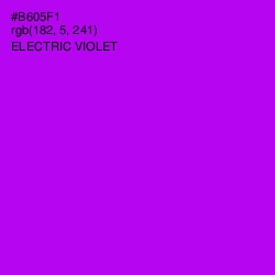 #B605F1 - Electric Violet Color Image