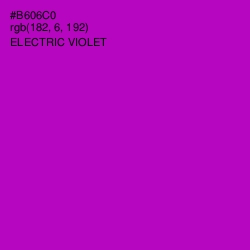 #B606C0 - Electric Violet Color Image