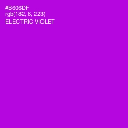 #B606DF - Electric Violet Color Image