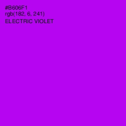 #B606F1 - Electric Violet Color Image