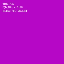 #B607C7 - Electric Violet Color Image