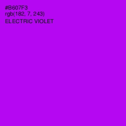 #B607F3 - Electric Violet Color Image