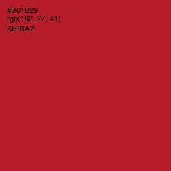 #B61B29 - Shiraz Color Image