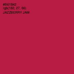 #B61B42 - Jazzberry Jam Color Image