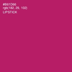 #B61D66 - Lipstick Color Image