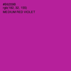 #B6209B - Medium Red Violet Color Image