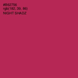 #B62756 - Night Shadz Color Image