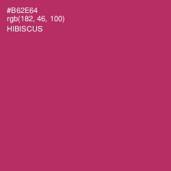 #B62E64 - Hibiscus Color Image