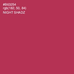 #B63254 - Night Shadz Color Image