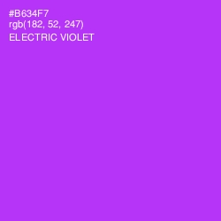 #B634F7 - Electric Violet Color Image