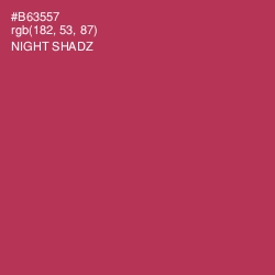 #B63557 - Night Shadz Color Image