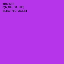 #B635EB - Electric Violet Color Image