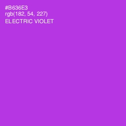 #B636E3 - Electric Violet Color Image